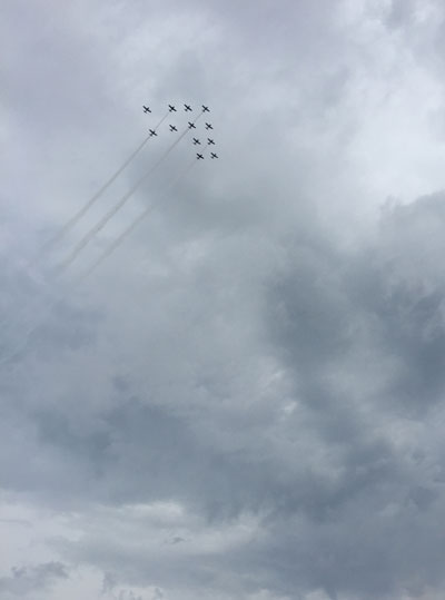 Stunt-Plane-formation