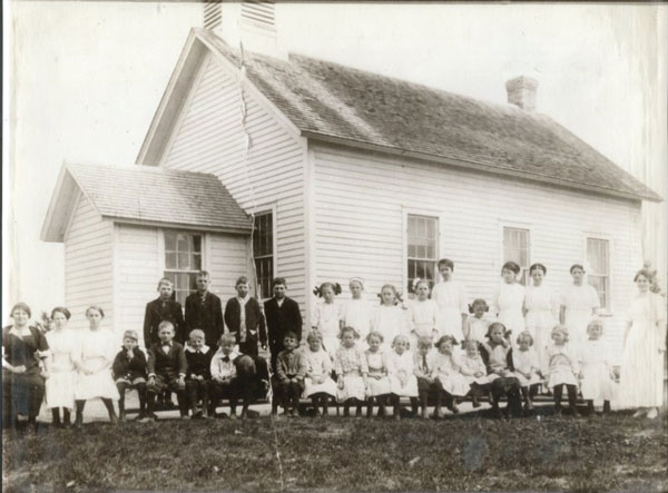 County Line School, 1915