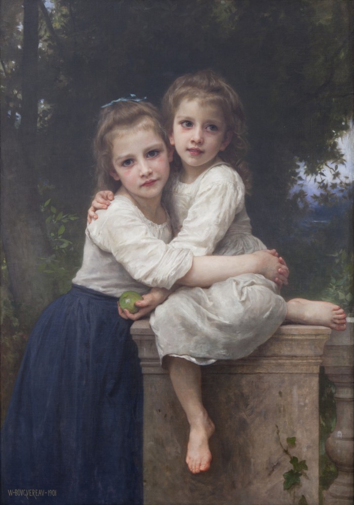 Masterpieces Pullout_Bouguereau Two Sisters Lawrence University