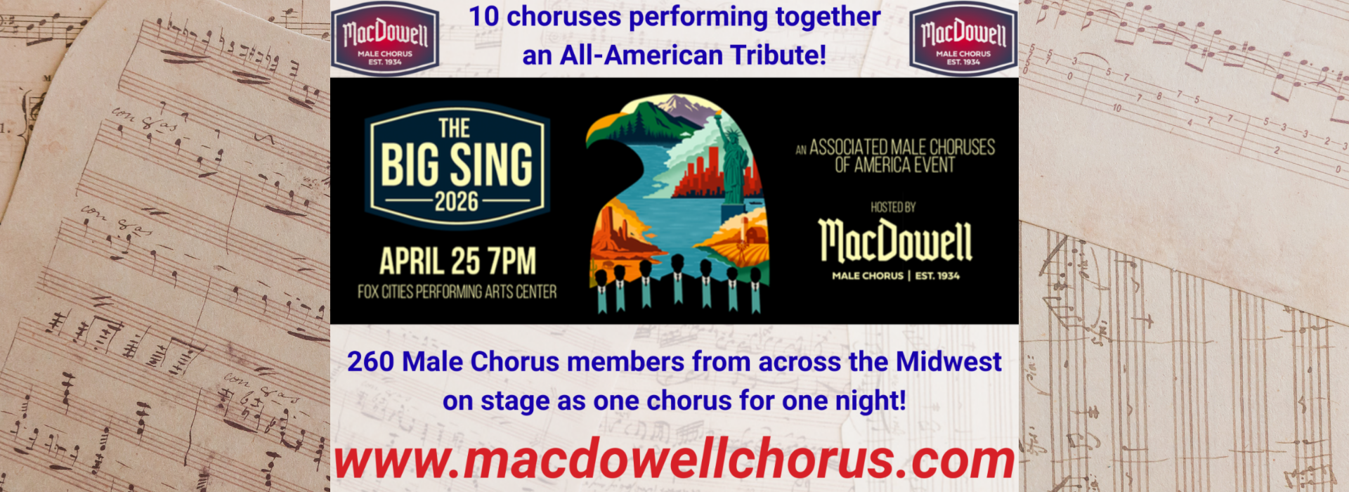 The BIG SING 2026 – An All-American Tribute!