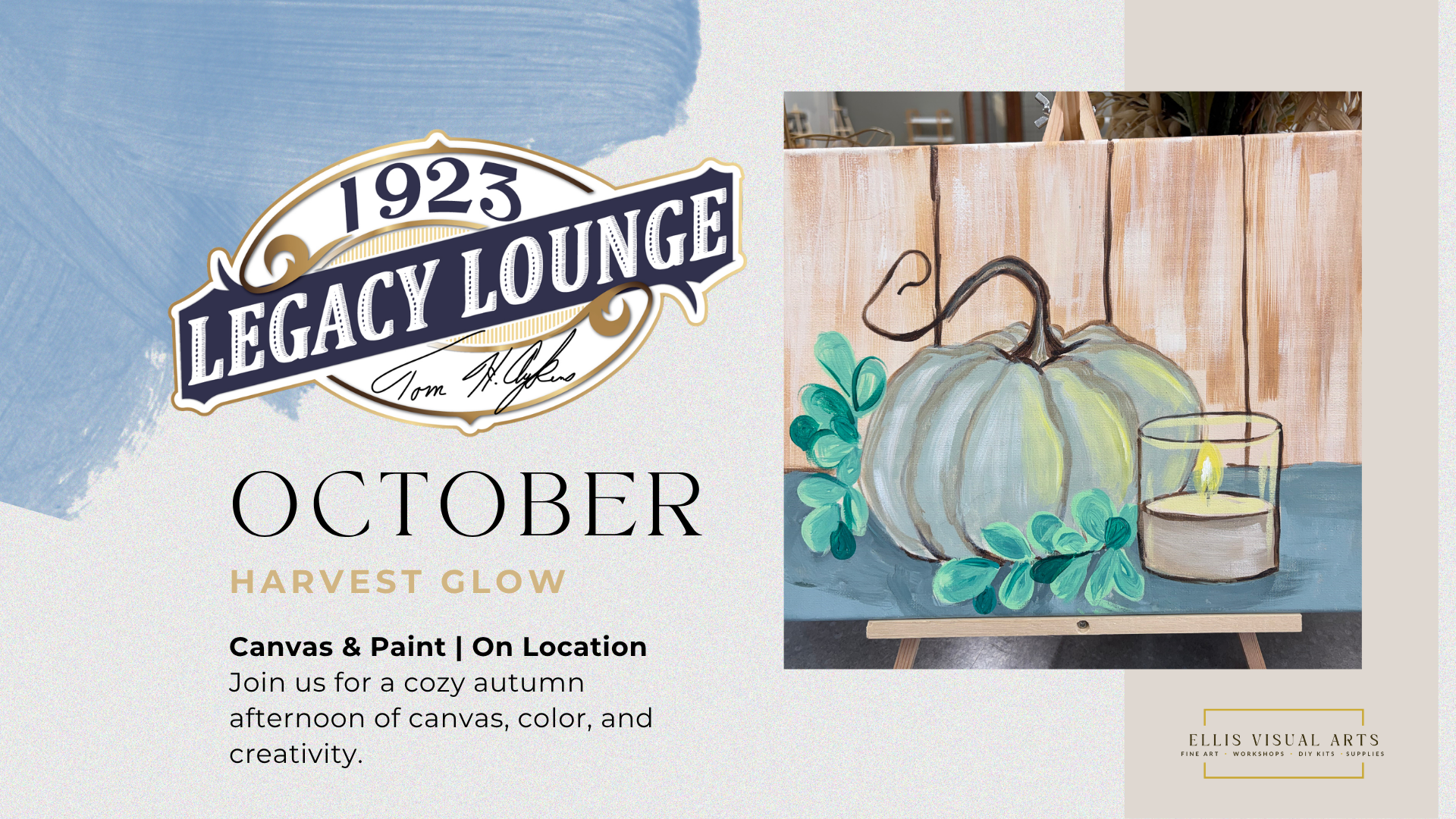 Harvest Glow Canvas & Paint with Ellis Visual Arts